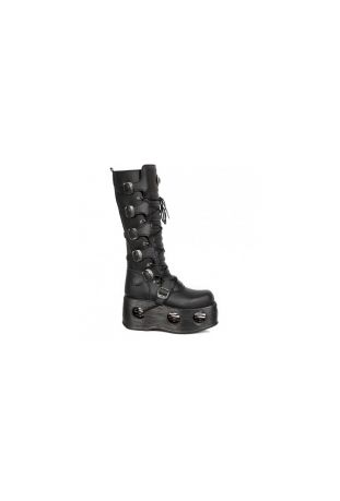 New Rock Boot Metallic M-272-VC2 vegan rock boots