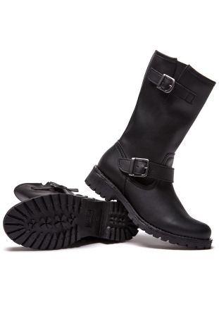 Will's Mid-Lenght Moto Boots Black