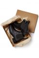 WILL'S Insulated Waterproof Black Boots Wegańskie ocieplane i wodoodporne sztyblety męskie
