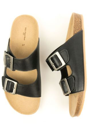 WILL'S TWO STRAP FOOTBED SANDALS