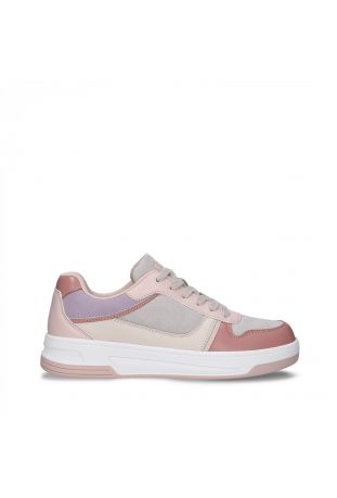 Nae Dara Pink Wegańskie Sneakersy damskie, sznurowane.