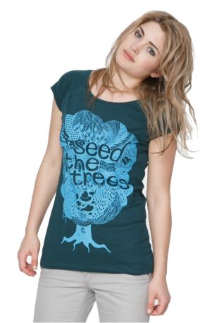 ThokkThokk Seedthetrees Fairtrade & Bio Baumwolle Damen t-shirt