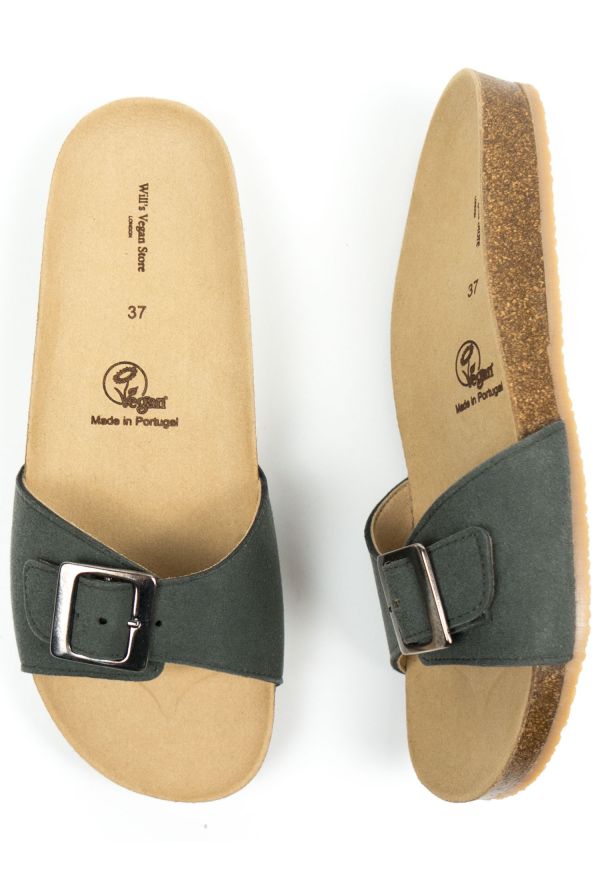 vegan footbed sandals